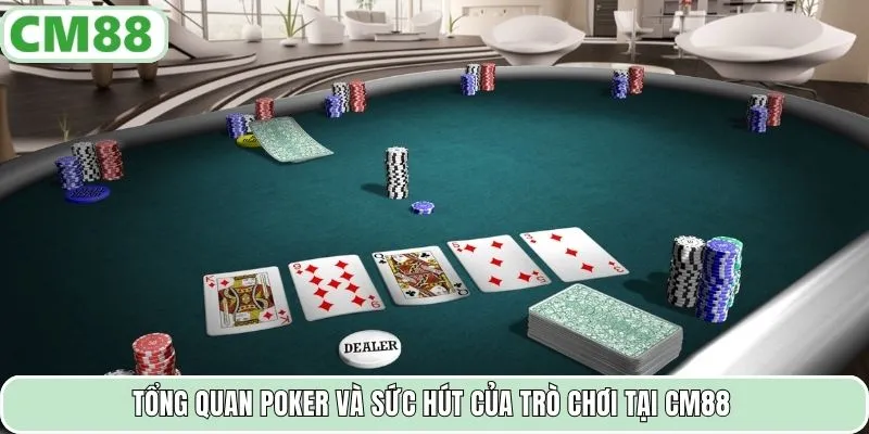 Tổng quan Poker và sức hút của trò chơi tại CM88